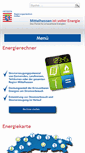 Mobile Screenshot of energieportal-mittelhessen.de